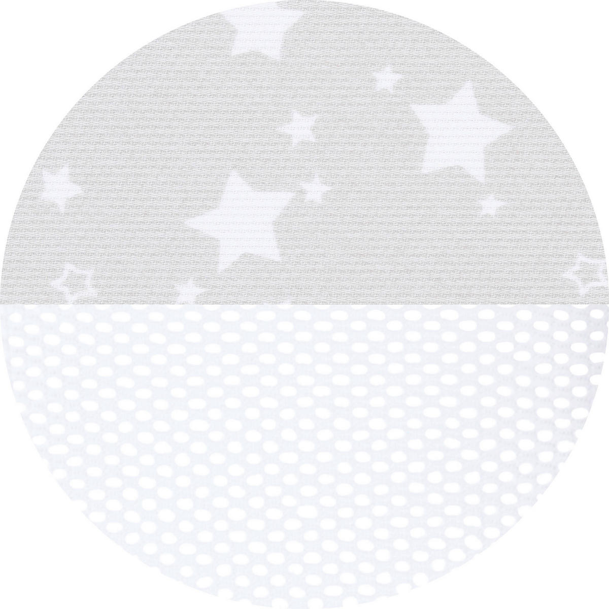 NESTCHEN babybay Nestchen 3D Mesh  - Hellgrau, Basics, Naturmaterialien (168/24/2cm) - Tobi