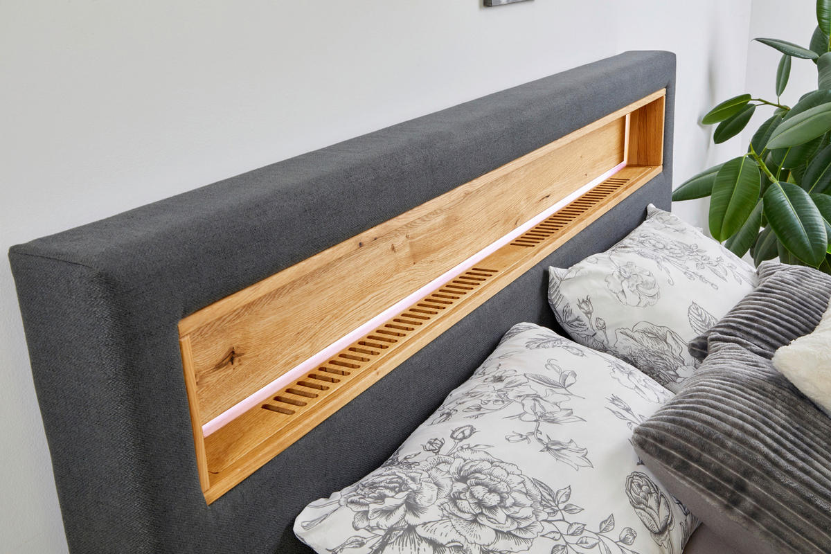 BETT 160/200 cm  in Zirbelkieferfarben   - Zirbelkieferfarben, Natur, Holz (160/200cm) - Valnatura