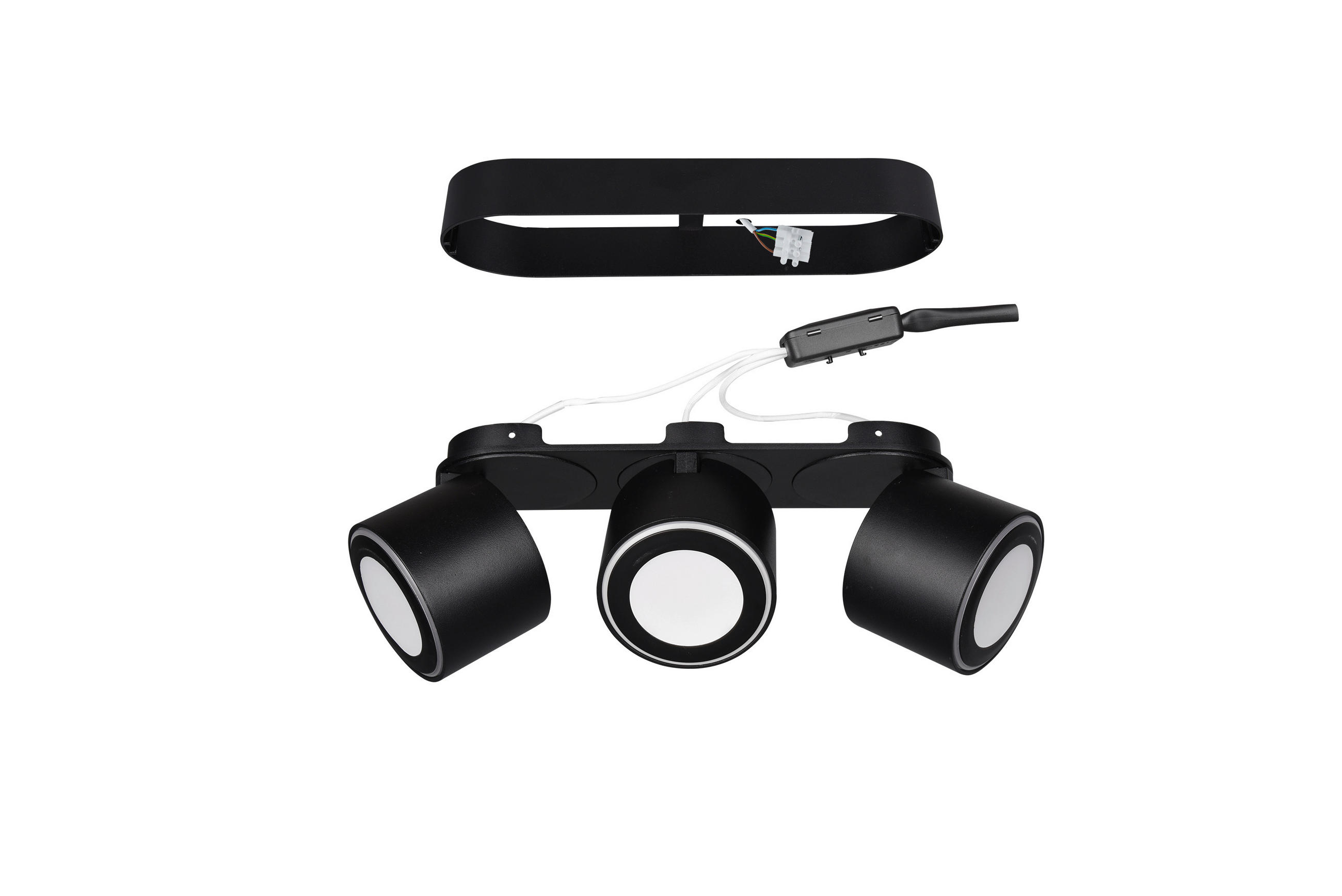 LED-STRAHLER 27,3/8,7/10,6 cm   - Schwarz, Design, Metall (27,3/8,7/10,6cm) - Trio Leuchten