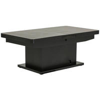 SOFFBORD i metall, keramik 125-150/49,5-79/70 cm  - svart, Design, metall/keramik (125-150/49,5-79/70cm) - Livetastic