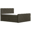BOXSPRINGBETT 180/200 cm  in Dunkelbraun  - Dunkelbraun, KONVENTIONELL, Textil (180/200cm) - Esposa