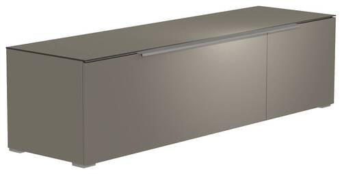 LOWBOARD 160/43/45 cm  - Alufarben, Design, Glas/Holzwerkstoff (160/43/45cm) - Moderano