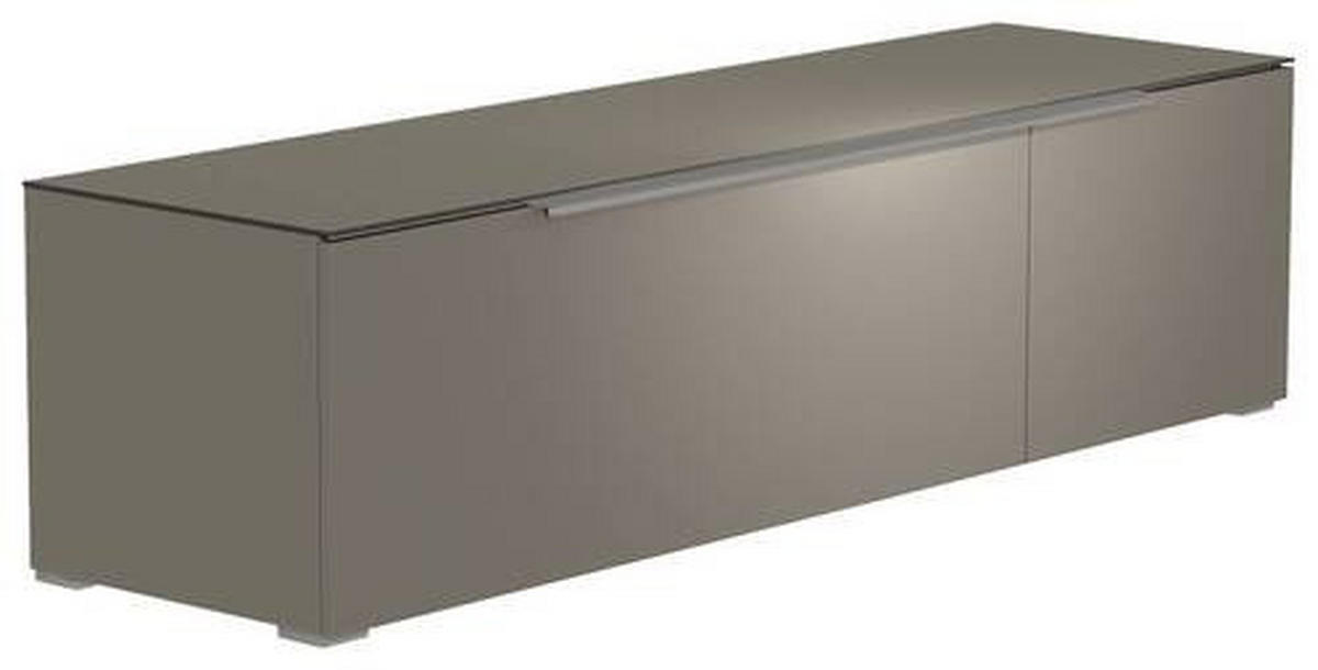 LOWBOARD Alufarben  160/43/45 cm  - Alufarben, Design, Glas/Holzwerkstoff (160/43/45cm) - Moderano