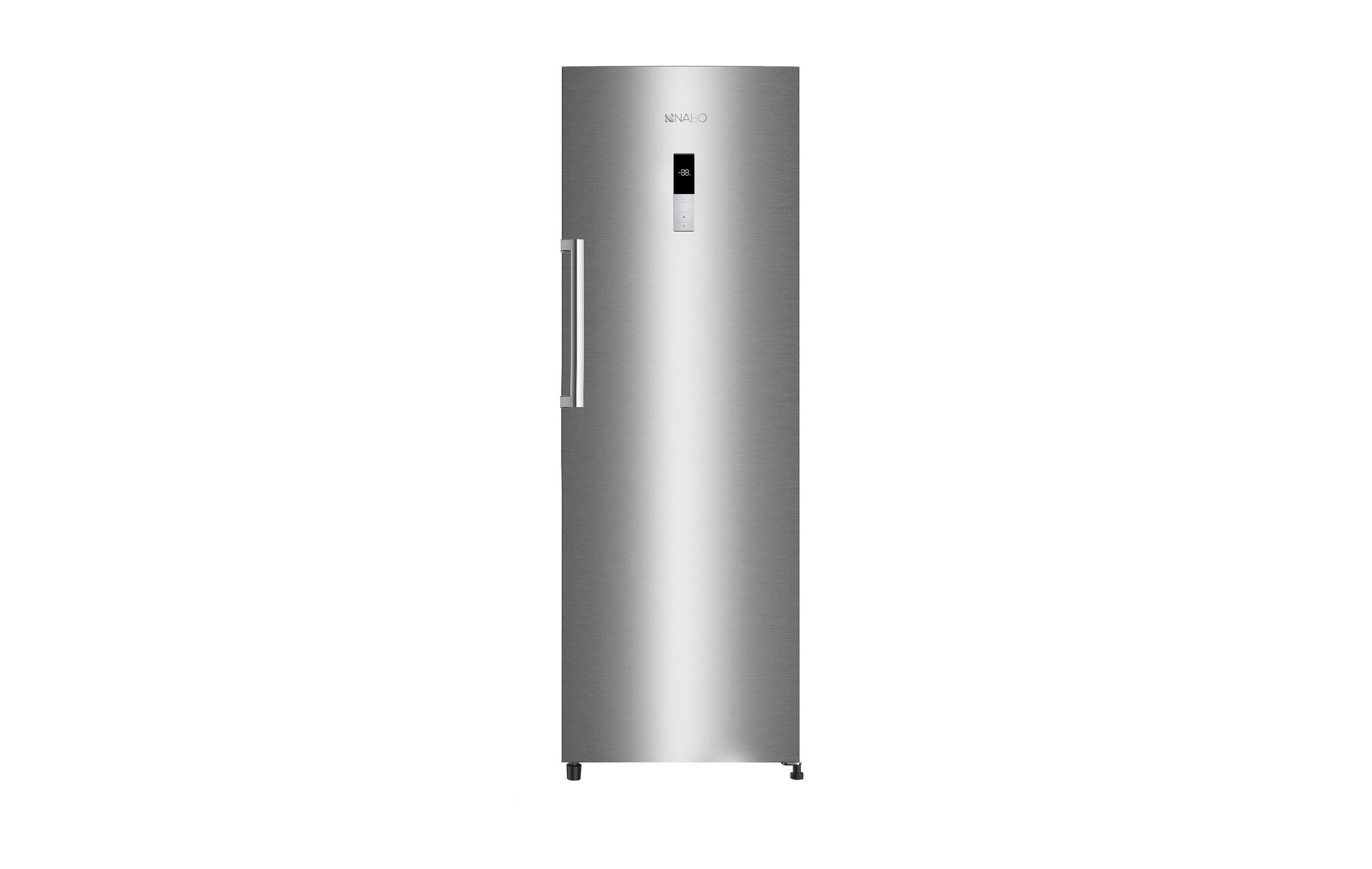 GETRÄNKEKÜHLSCHRANK NABO FK 3377  - Grau, Basics, Metall (63/174/59,2cm) - Nabo