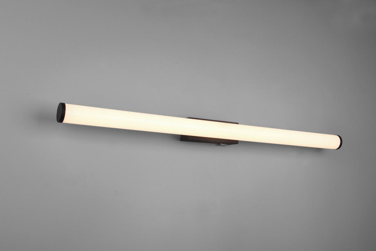 BADEZIMMER-WANDLEUCHTE Mattimo 80/5,5 cm   - Schwarz/Weiß, Basics, Kunststoff/Metall (80/5,5cm) - Trio Leuchten