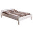 BETT Kiefer massiv 140/200 cm - Weiß, KONVENTIONELL, Holz (140/200cm) - Carryhome BETT Kiefer massiv 140/200 cm - Weiß, KONVENTIONELL, Holz (140/200cm) - Carryhome