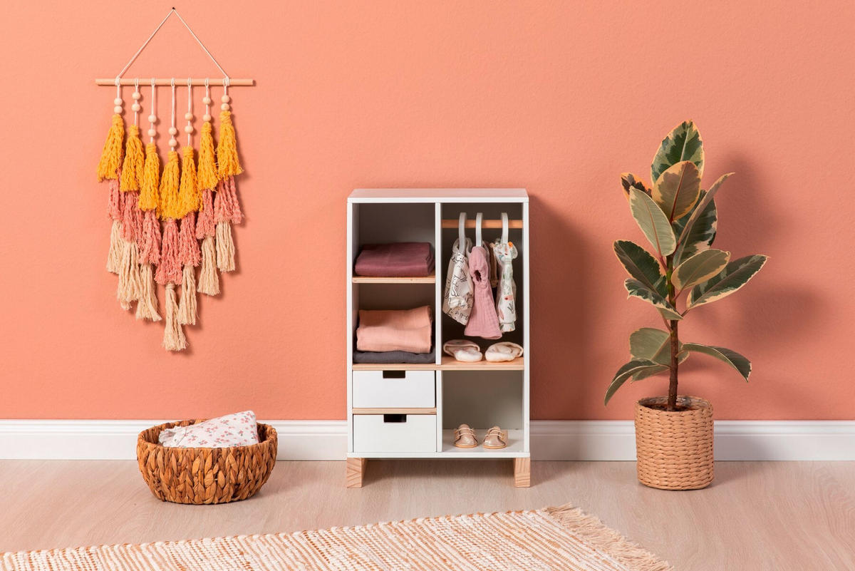 PUPPENKLEIDERSCHRANK - Basics, Holz (32/20/50cm) - MUSTERKIND