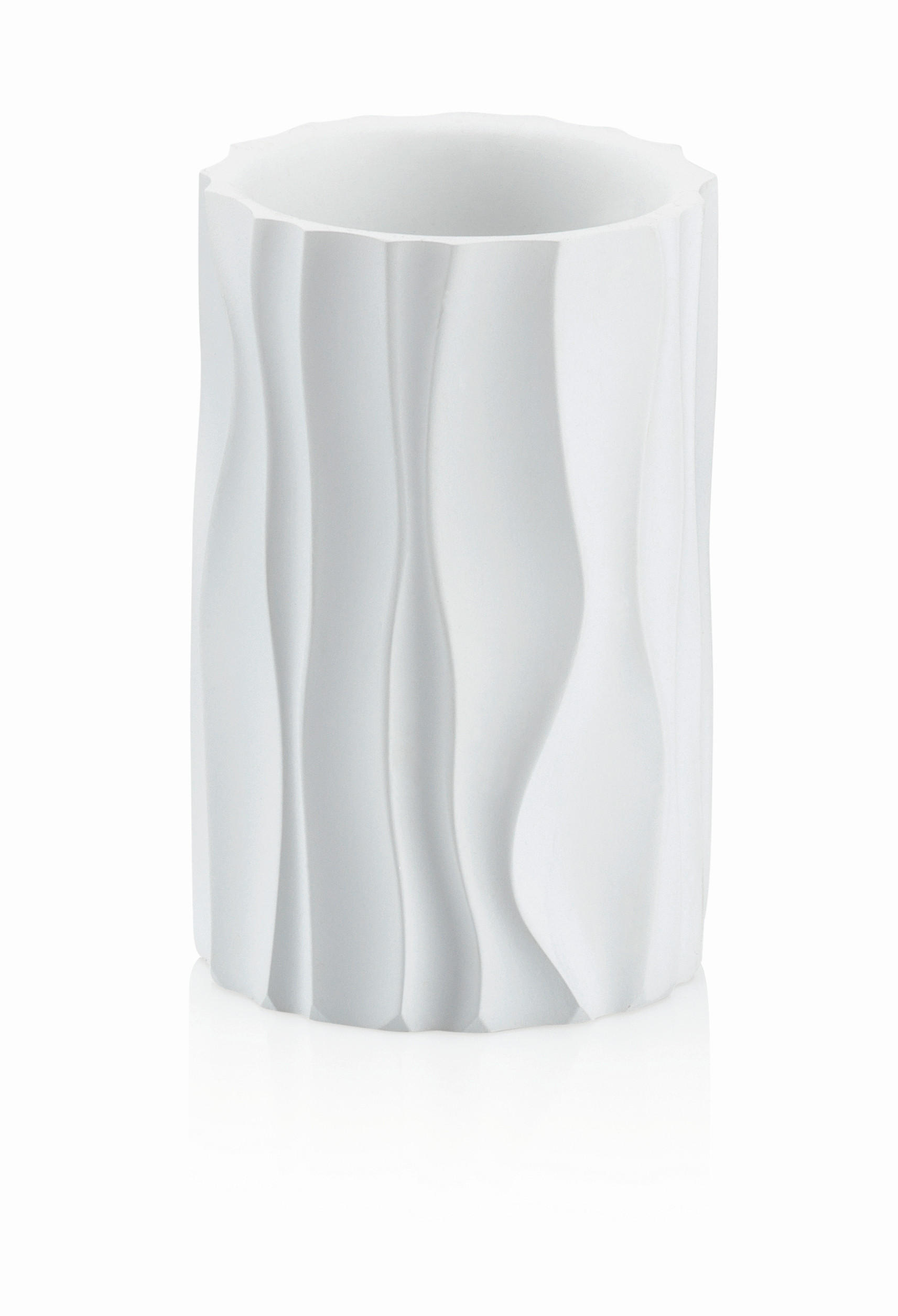 ZAHNPUTZBECHER Merida  - Weiß, Basics, Kunststoff (7/10,5cm) - Kela