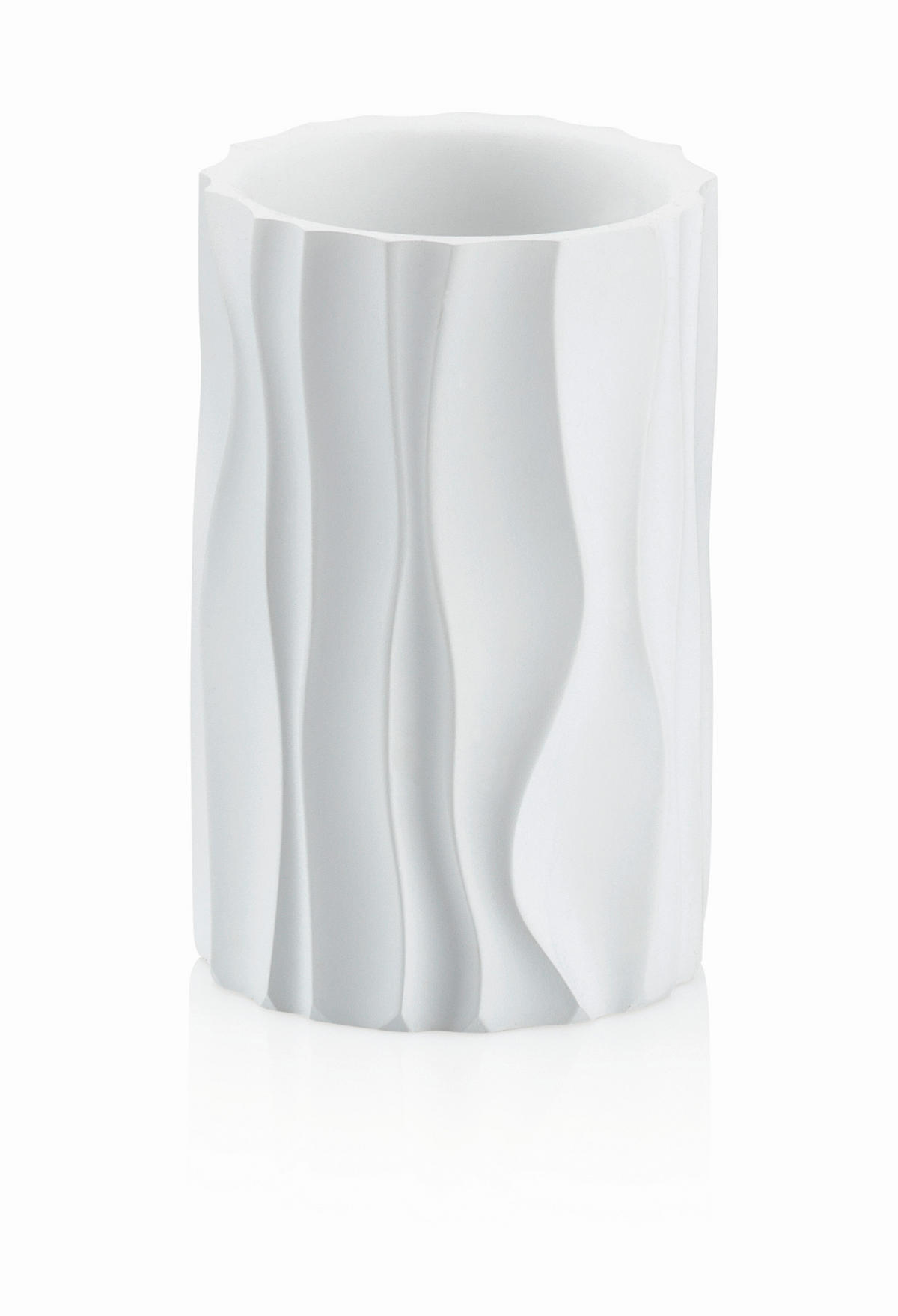 ZAHNPUTZBECHER Merida  - Weiß, Basics, Kunststoff (7/10,5cm) - Kela