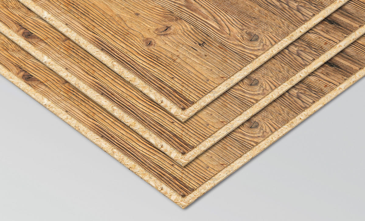 DECOWALL NAMUR FICHTE NATUR  3 Stück  - Eichefarben/Braun, KONVENTIONELL, Holzwerkstoff (125/66/1.2cm) - Egger Holzwerkstoffe