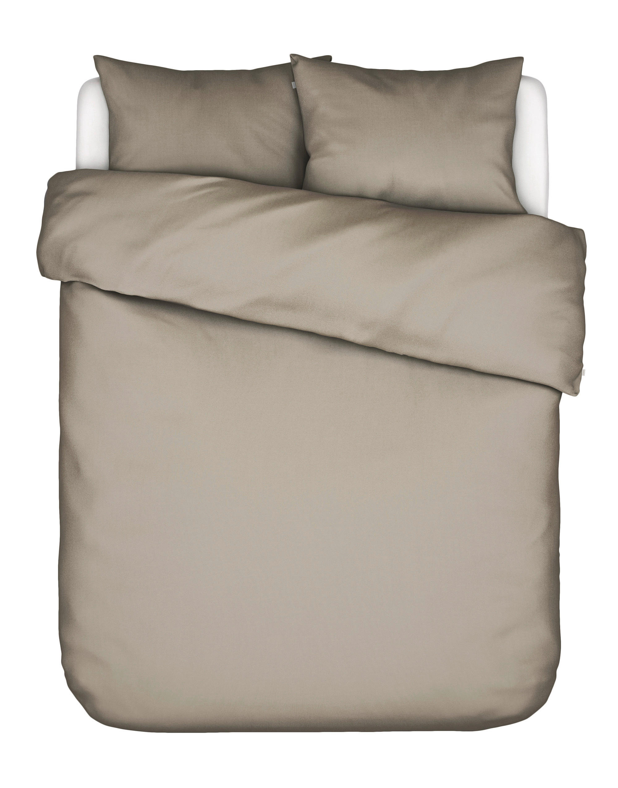 BETTWÄSCHE Satin 200/200 cm  - Grauweiß, Basics, Textil (200/200cm) - Essenza
