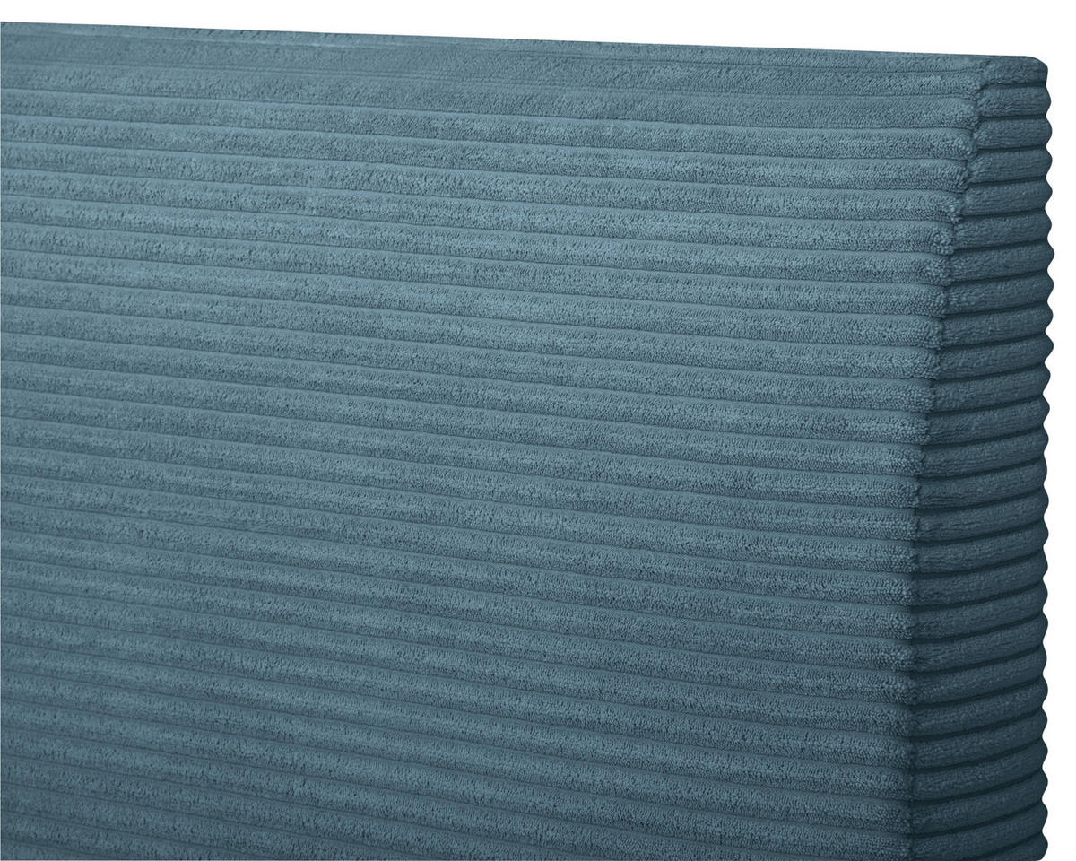 BOXSPRINGBETT 160/200 cm  in Blau  - Blau/Schwarz, KONVENTIONELL, Holz/Textil (160/200cm) - Boxxx