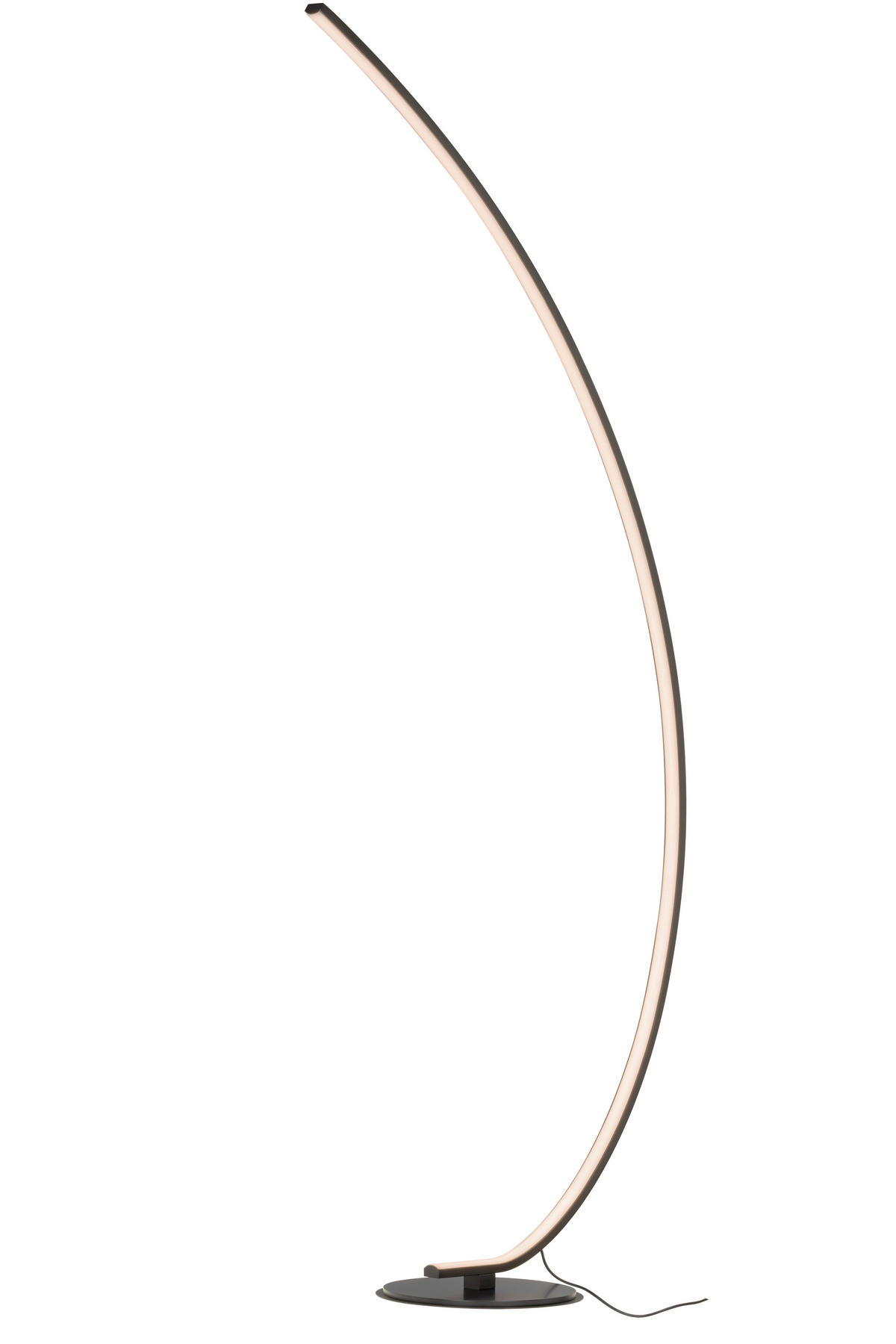 STOJACÍ LED SVÍTIDLO, 81/28/165 cm - černá, Design, kov/plast (81/28/165cm) - Novel