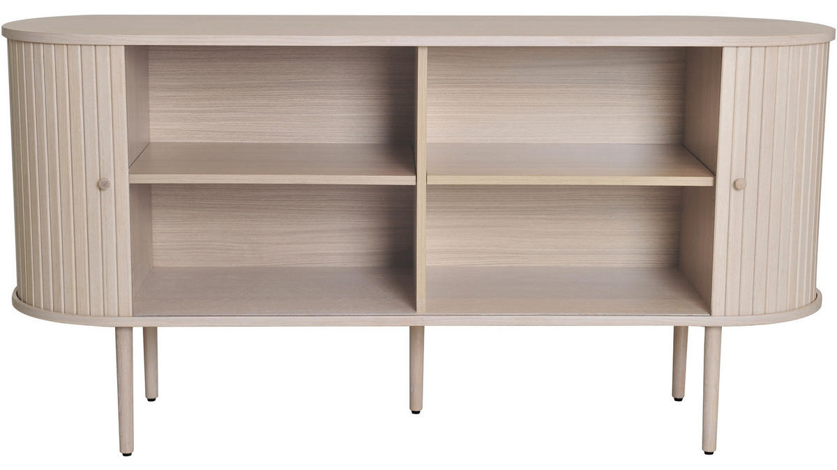 SIDEBOARD 150/76/45 cm  - vit/ekfärgad, Design, trä (150/76/45cm) - Best Price