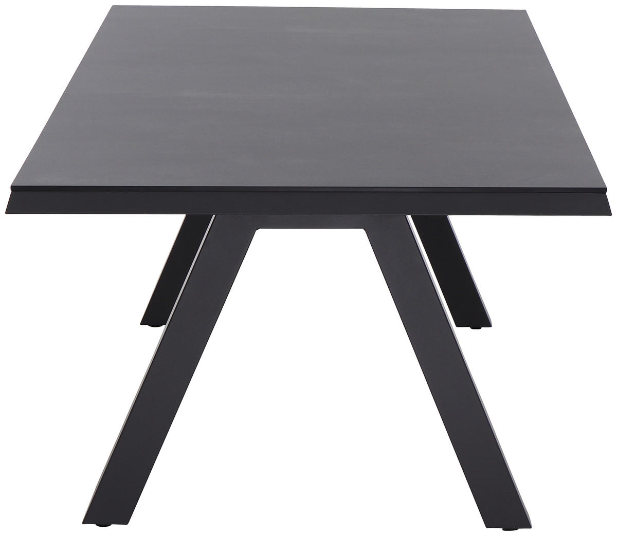 GARTENTISCH 200/100/74 cm Metall rechteckig  - Anthrazit/Graphitfarben, Basics, Kunststoff/Metall (200/100/74cm) - Siena Garden