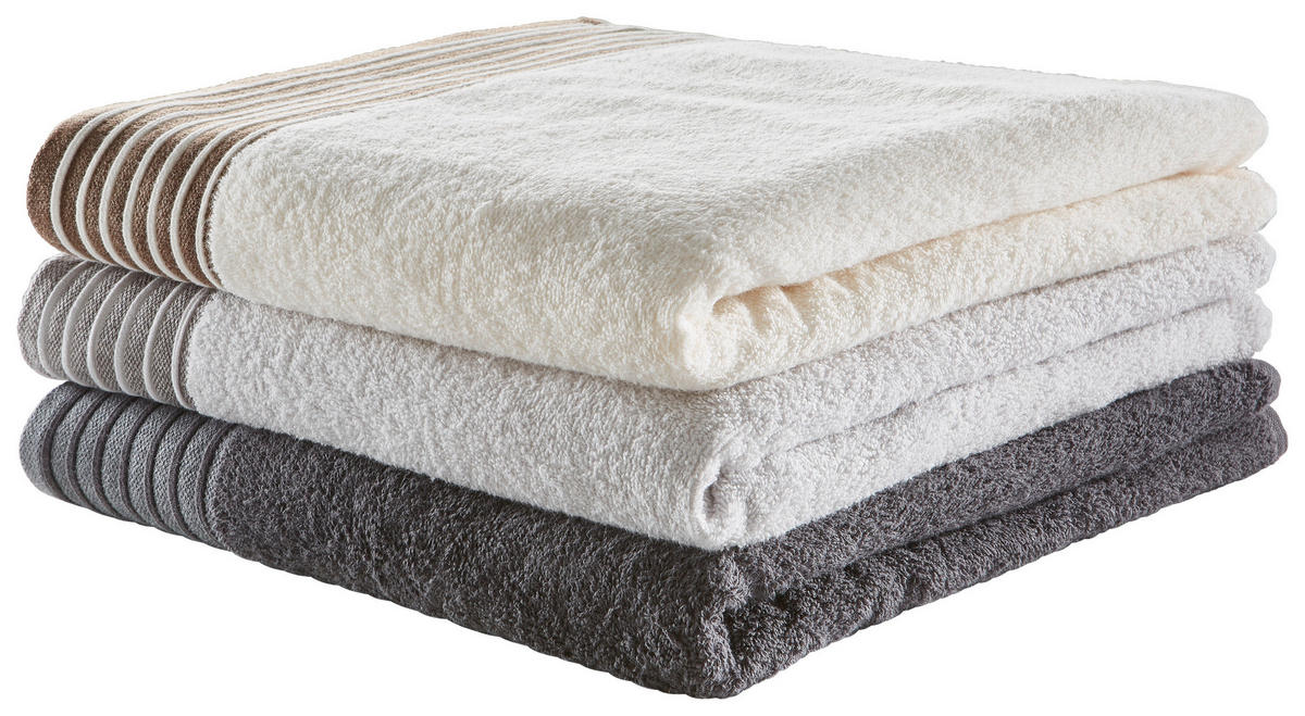 DUSCHTUCH Santo 70/140 cm  - Creme, Basics, Textil (70/140cm) - Esposa