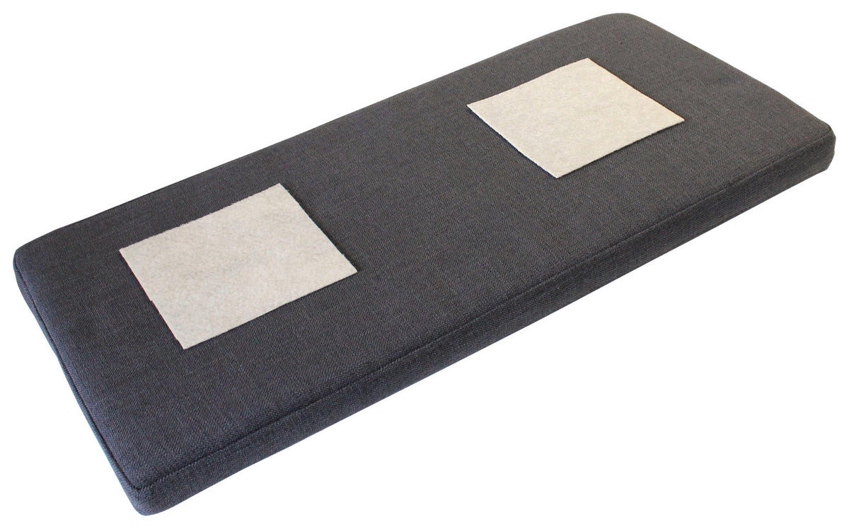 SITZKISSEN    - Anthrazit, Design, Textil (89/5/36cm) - Voleo