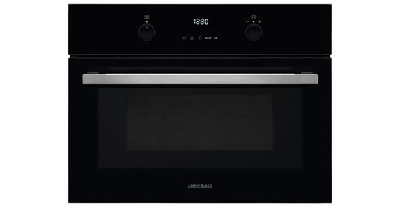 EINBAUMIKROWELLE DKK57304BK - Edelstahlfarben/Schwarz, Basics, Metall (59,9/45,5/56,7cm) - Dieter Knoll