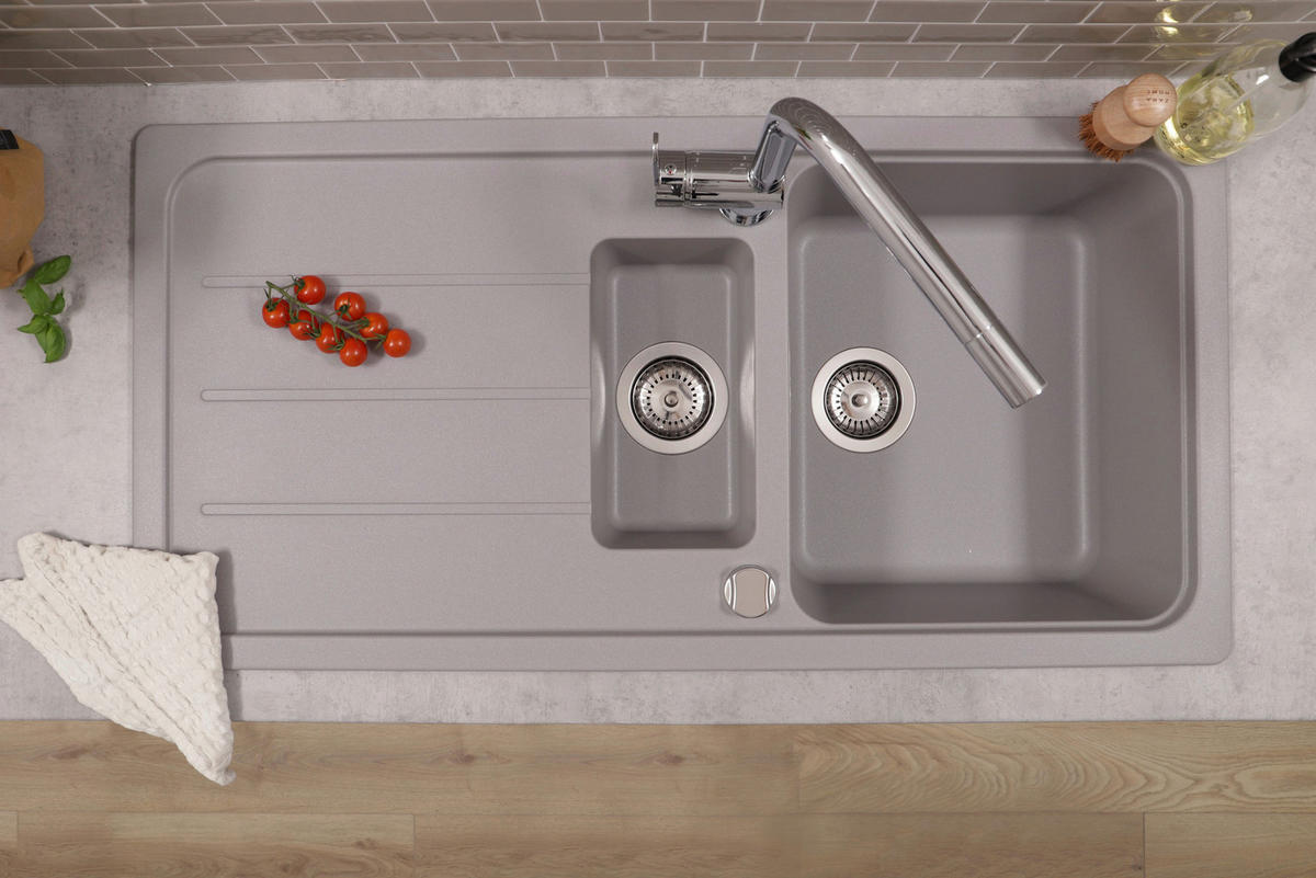 DISKHO AUSTIN100X501,5BG  - grå, Design, sten (100/20/50cm) - Respekta