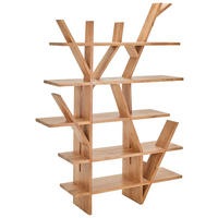 REGAL Mangoholz vollmassiv Naturfarben  - Naturfarben, Design, Holz (138/189/35cm) - Livetastic