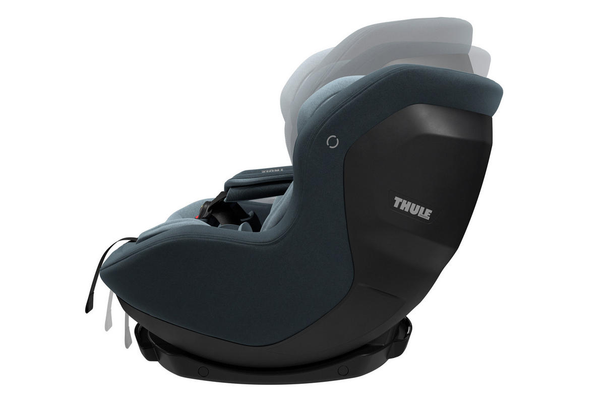 REBOARDER-KINDERSITZ Elm DARKEST BLUE   - Pastellblau/Dunkelblau, Basics, Textil (44/61/73cm) - Thule