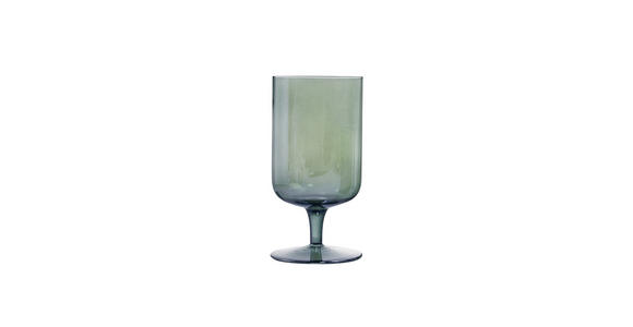 WASSERGLAS 340 ml  - Grün, Trend, Glas (7,2/14,5cm) - Novel