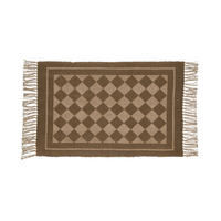 DÖRRMATTA - beige/brun, Basics, textil (60/90cm)
