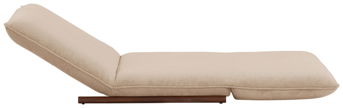 SESSEL in Samt Creme, Dunkelbraun  - Dunkelbraun/Creme, Design, Textil/Metall (93/97/80cm) - MID.YOU