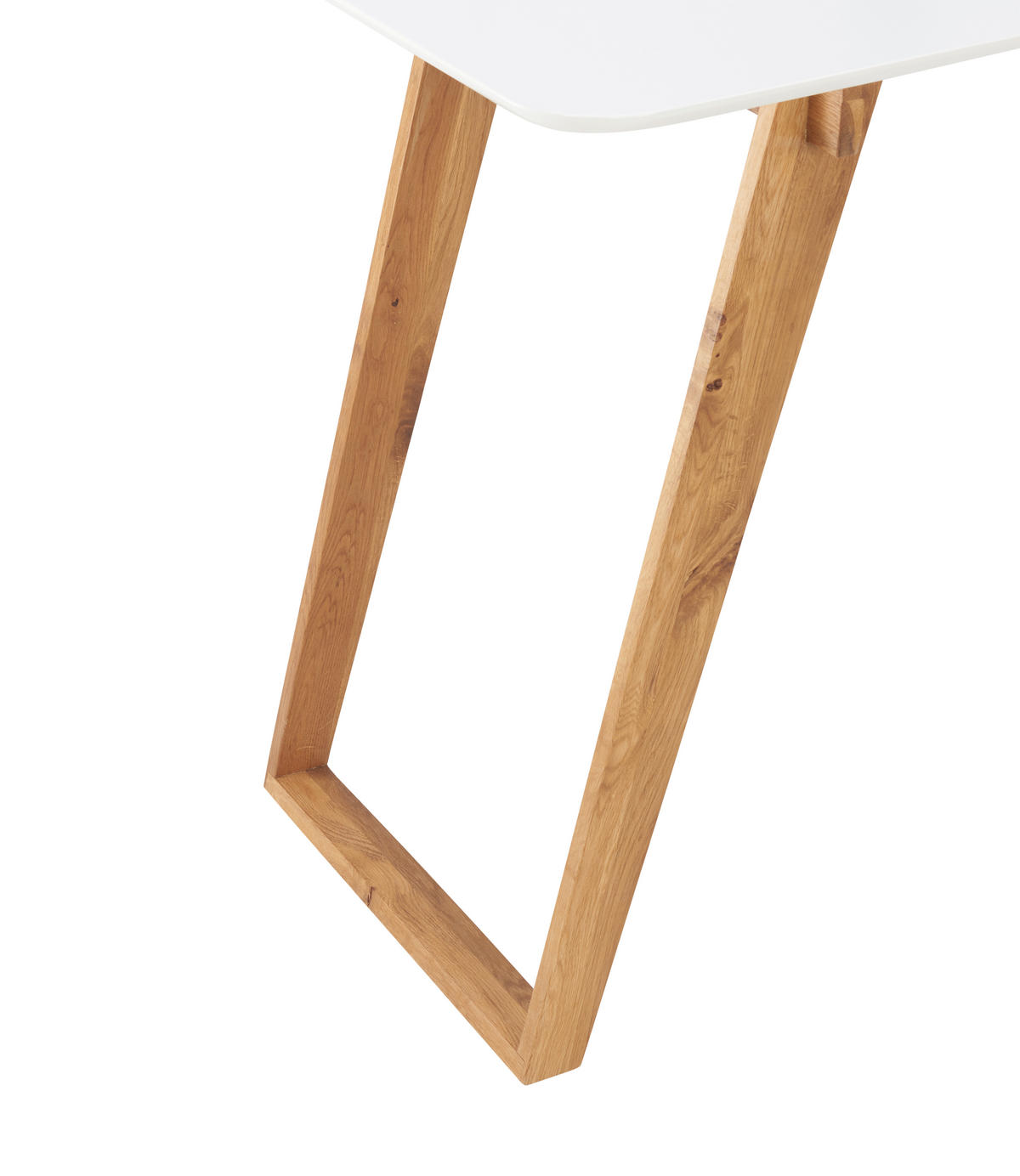 SCHREIBTISCH 140/45-60/76 cm  in Weiß, Eichefarben  - Eichefarben/Weiß, MODERN, Holz/Holzwerkstoff (140/45-60/76cm) - MID.YOU