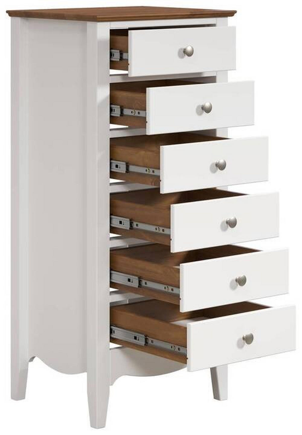 KOMMODE  in 50/110/42 cm  - Dunkelbraun/Silberfarben, LIFESTYLE, Holz/Holzwerkstoff (50/110/42cm)