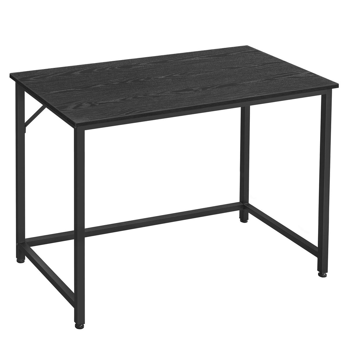 SCHREIBTISCH 100/50/76 cm Schwarz   - Schwarz, Basics, Holzwerkstoff/Metall (100/50/76cm) - Boxxx