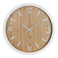 WANDUHR ARLINGTON Weiß, Hellbraun  - Hellbraun/Weiß, Basics, Holzwerkstoff/Metall (60/5cm)