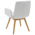 ARMLEHNSTUHL  in Cord  - Creme/Naturfarben, Design, Holz/Textil (61/88/66cm) - Dieter Knoll