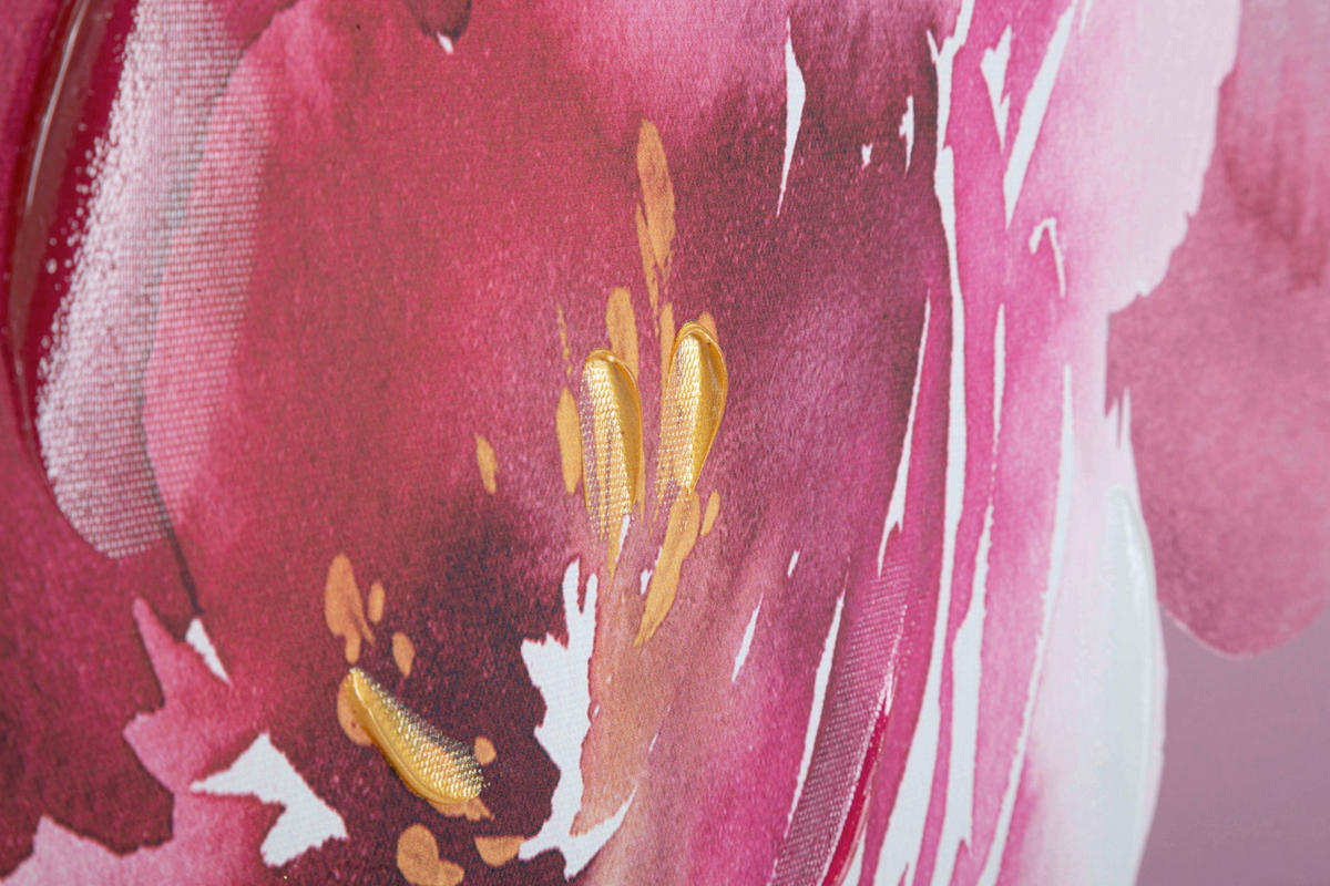 LEINWANDBILD Blumen  - Basics, Holz/Textil (80/120/3cm)