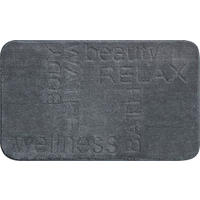 KÚPEĽŇOVÁ PREDLOŽKA, 65/115 cm - antracitová, Basics, textil/plast (65/115cm) - Grund