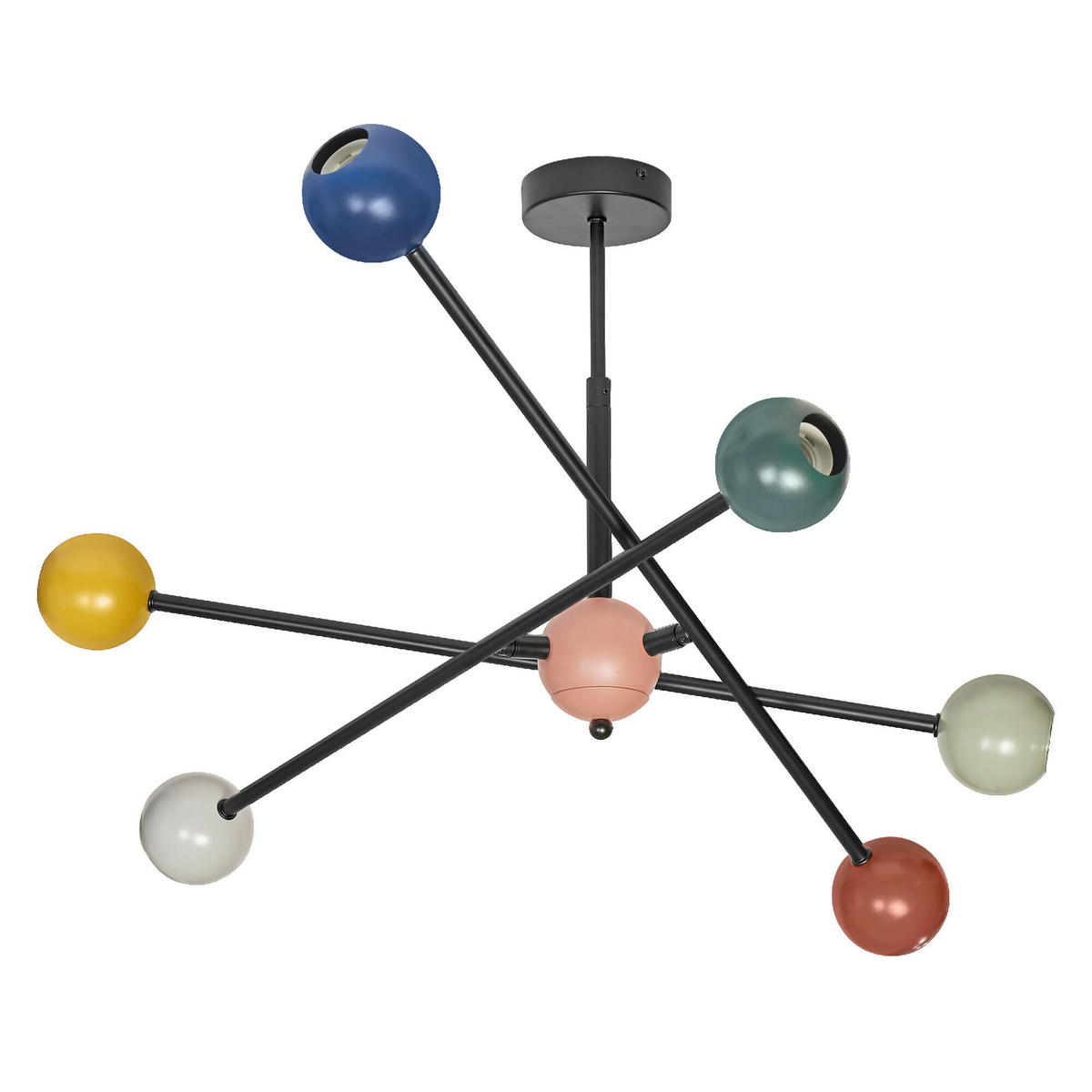 DECKENLEUCHTE 70/68/43 cm   - Design, Metall (70/68/43cm) - Osram