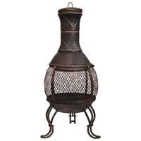 FEUERSTELLE Mexico  - Rostfarben, LIFESTYLE, Metall (45/88cm)