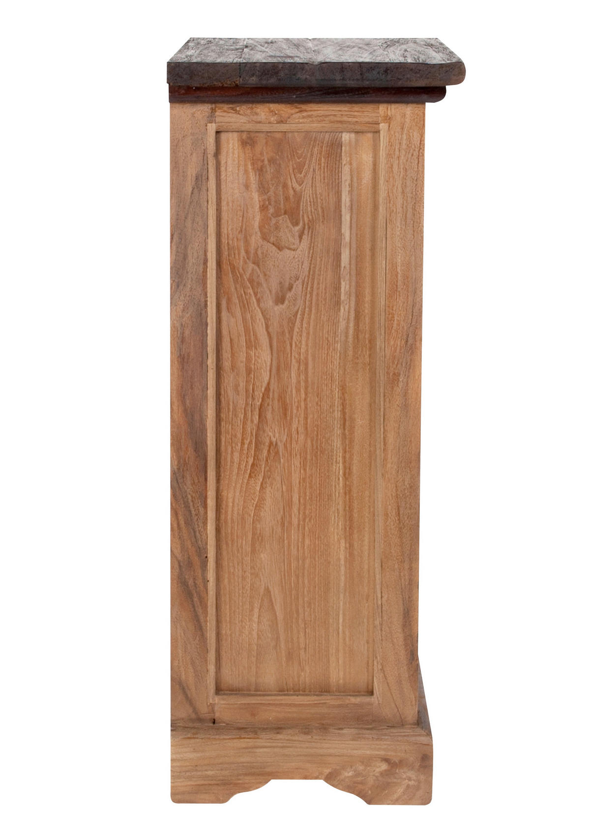 KOMMODE , 53/100/36 cm, 7 Schublade(n)  - Messingfarben/Braun, Design, Holz/Metall (53/100/36cm) - MID.YOU