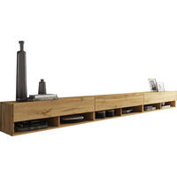 LOWBOARD Vera II  in 300/30/31 cm  - chêne wotan/gris, Lifestyle, matière synthétique/matériau de bois (300/30/31cm) - P & B