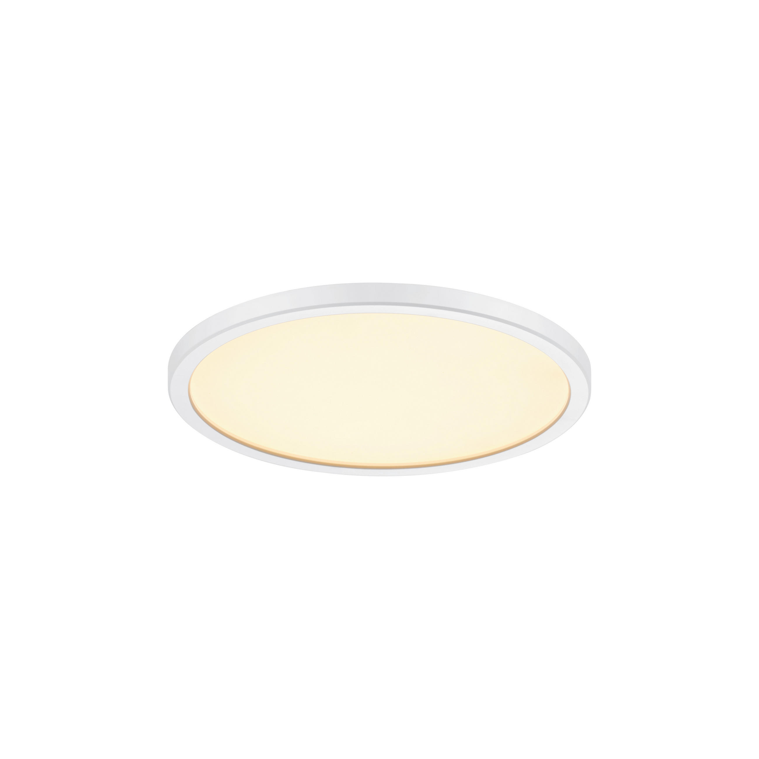 DECKENLEUCHTE Oja 24,4/2,3 cm   - Weiß, KONVENTIONELL, Kunststoff (24,4/2,3cm) - Nordlux