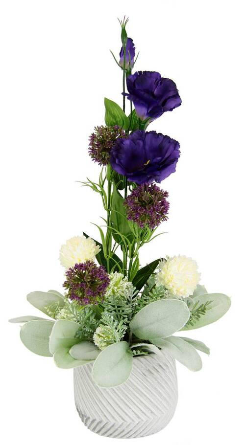KUNSTBLUME  - Multicolor/Grau, Basics, Keramik/Kunststoff (23/48cm)