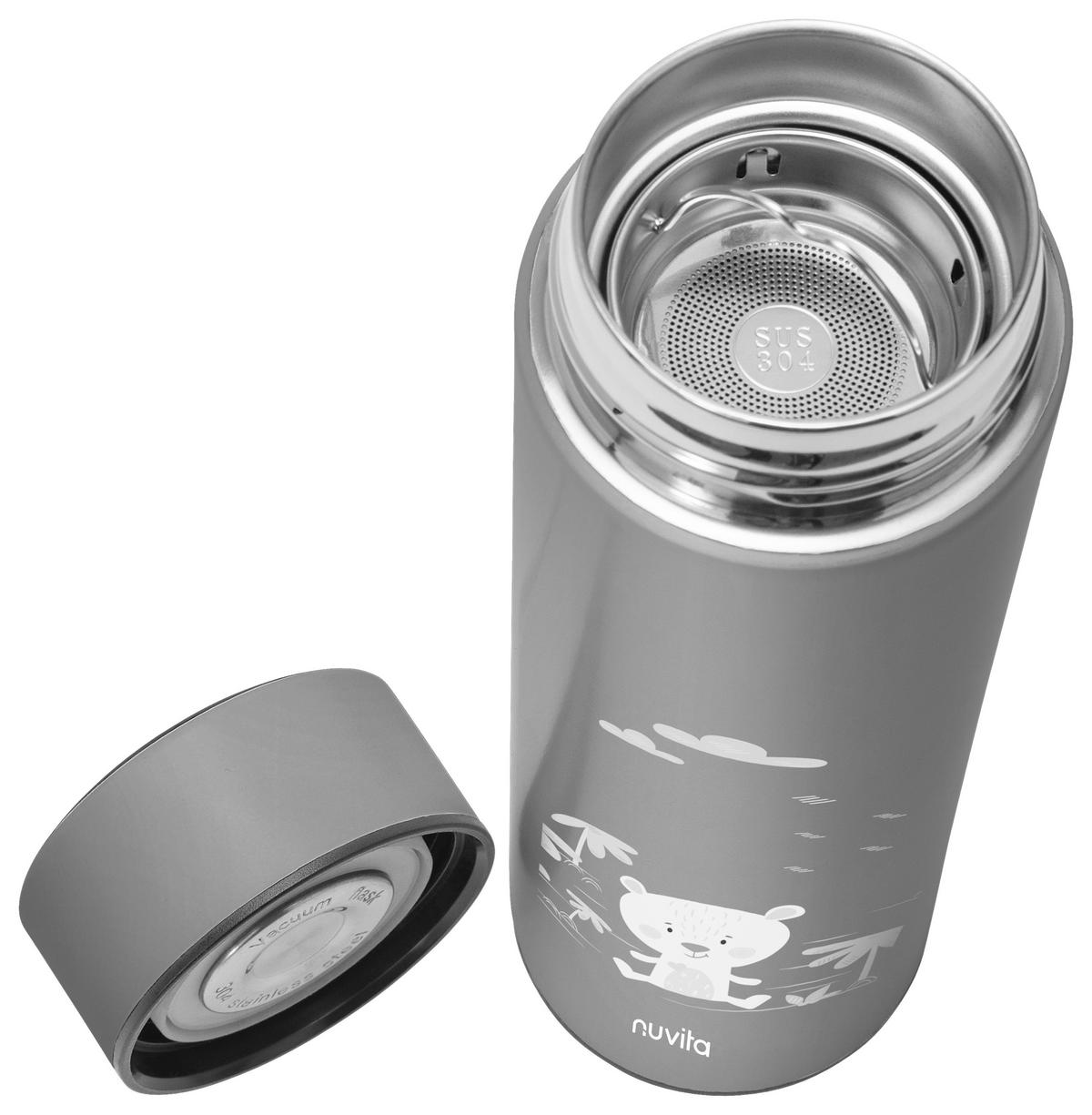 ISOLIERFLASCHE Nuvita 0,5 l  - Basics, Metall (7/23/7cm)