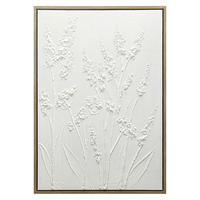 ULJENA SLIKA  70/100 cm       - bijela/prirodne boje, Lifestyle, drvni materijal/tekstil (70/100cm) - Monee