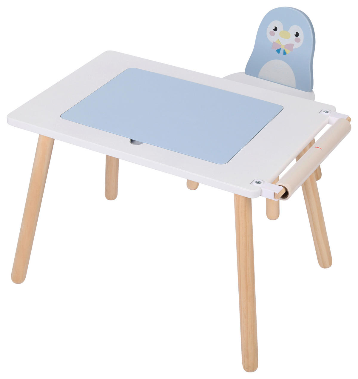 KINDERSITZGRUPPE PIP PENGUIN  - Pastellblau/Weiß, KONVENTIONELL, Holz/Holzwerkstoff (65/40/44cm)