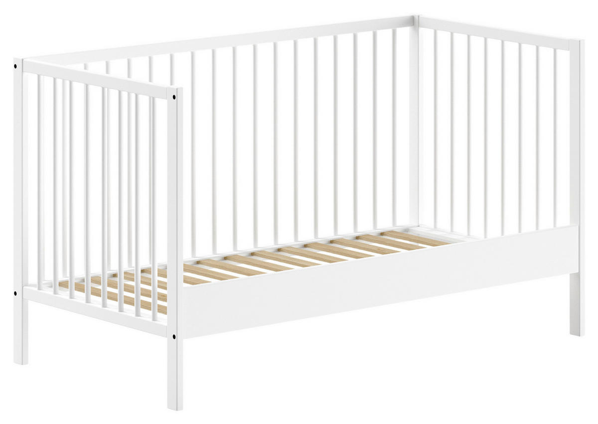 KINDER-/JUNIORBETT - Weiß, MODERN, Holz (70/140cm) - MID.YOU