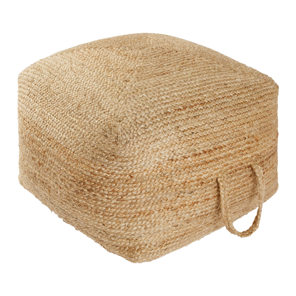 POUF in Beige Textil Beige  - Beige, MODERN, Textil (60/35/60cm)