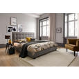 POLSTERBETT Lattenrost Hellgrau 180/200 cm  - Hellgrau, MODERN, Holz/Textil (180/200cm) - Carryhome