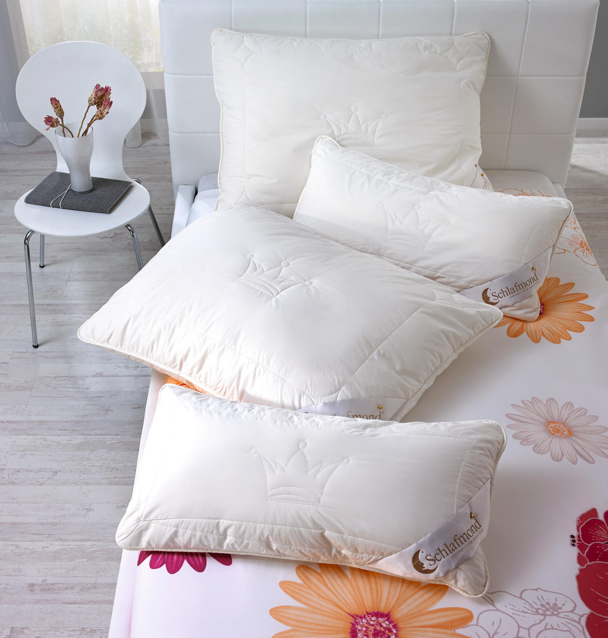 KISSEN 70/90 cm   - Creme, Basics, Naturmaterialien (70/90cm) - Schlafmond