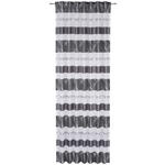 FERTIGVORHANG halbtransparent  - Schwarz, KONVENTIONELL, Textil (140/255cm) - Novel