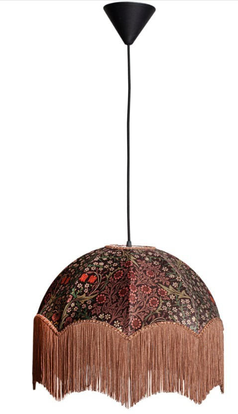 HÄNGLAMPA 44/34,5 cm  - brun/multicolor, Klassisk, textil (44/34,5cm) - Cottex